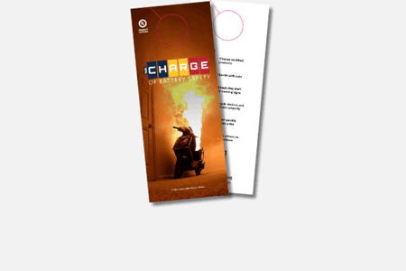 Door Hangers: Take C.H.A.R.G.E. of Battery Safety